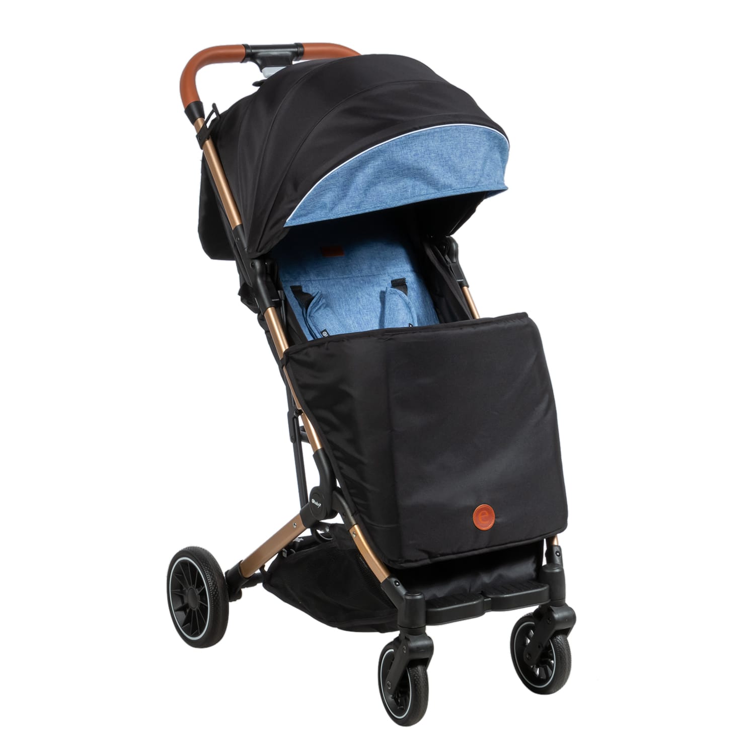 Coche maleta Ebaby, para bebé, layni azul
