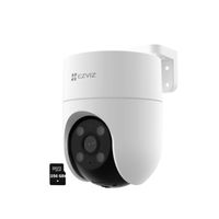 Cámara Ezviz H8C 3MP 2K Wi-Fi exterior 360° + visión color + Micro SD 256GB
