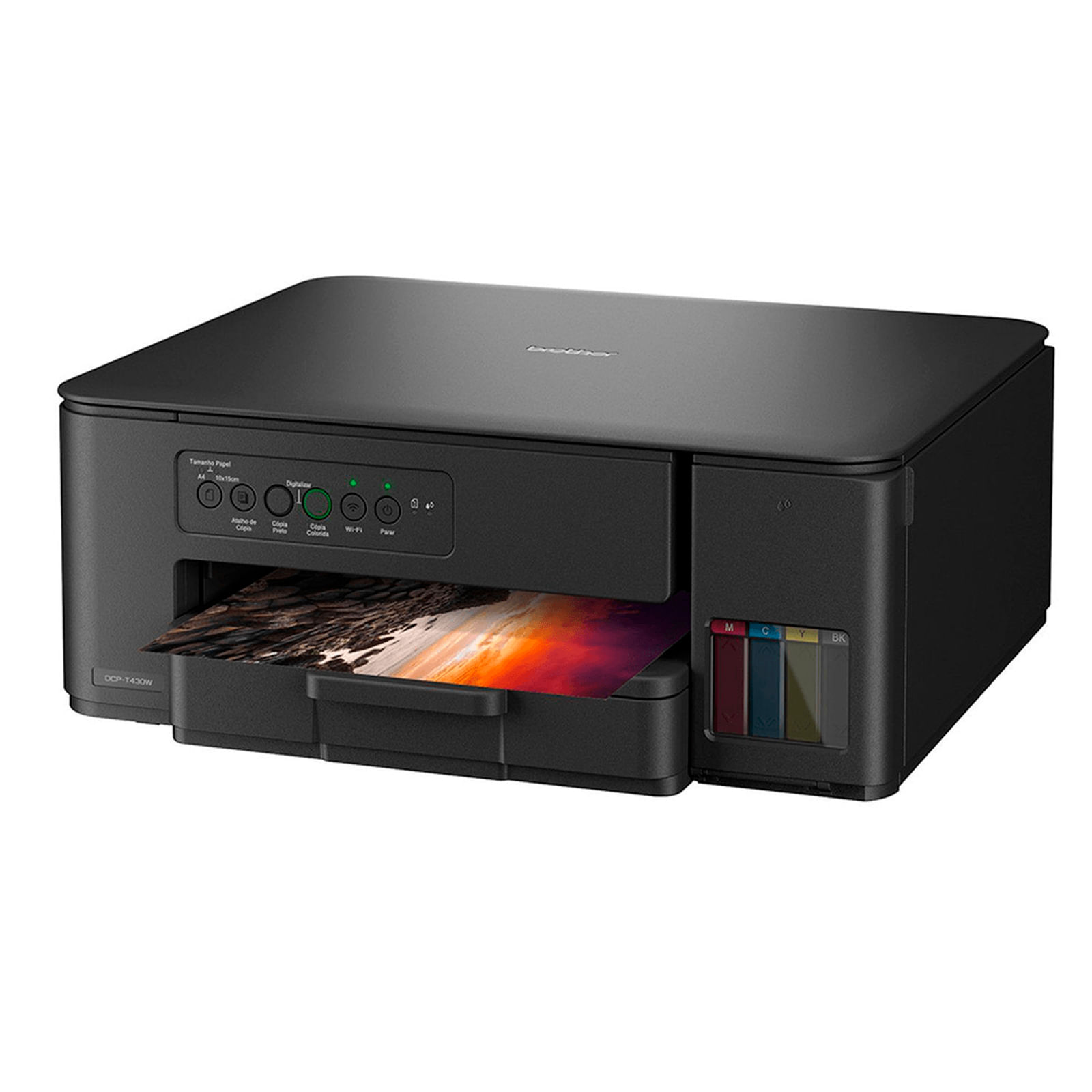 Imagen 2 del producto Impresora multifuncional Brother DCP-T430W, inyección de tinta, inalámbrica, Wi-Fi, con tanques recargables