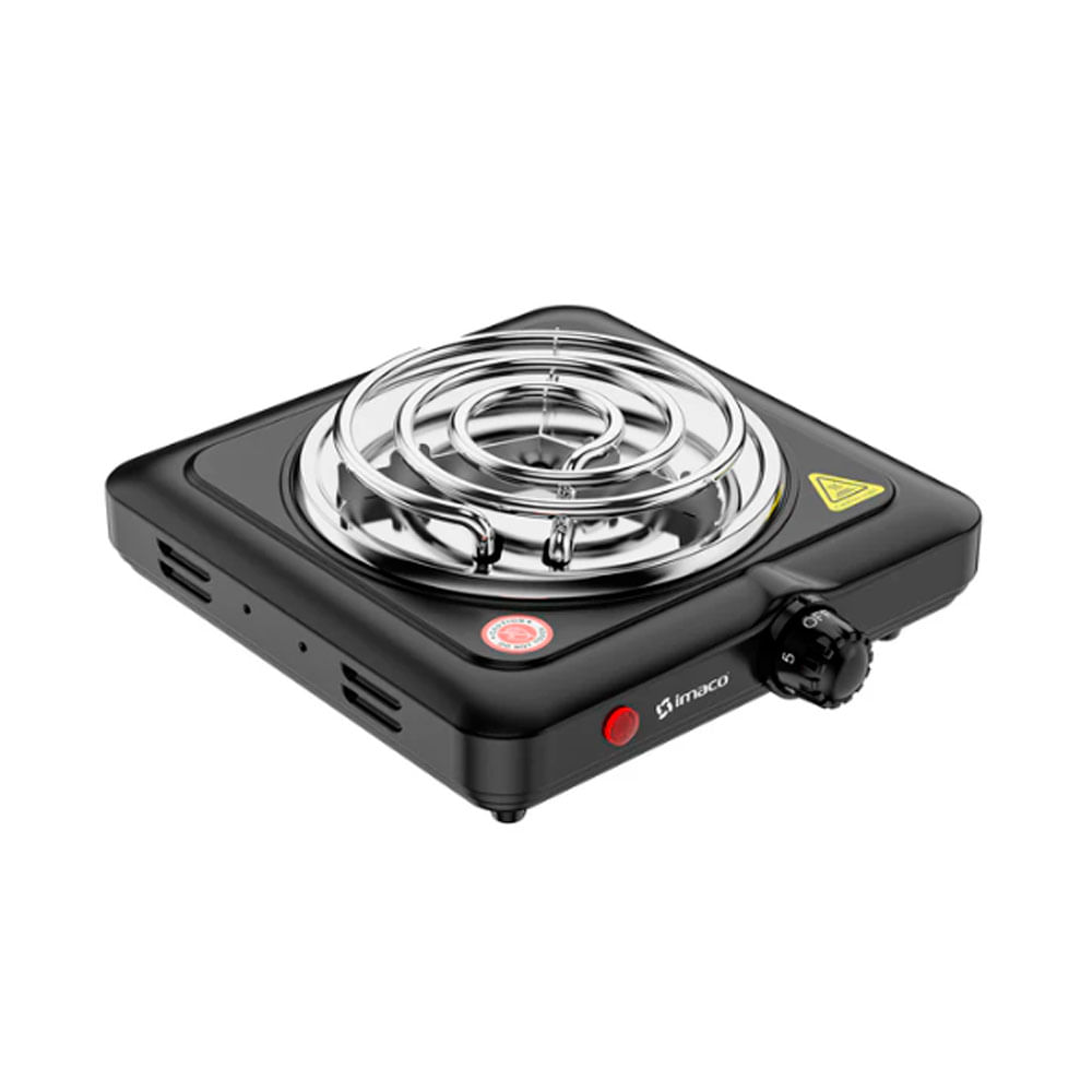 Cocina de mesa Imaco HP1000, 1000W, hornilla eléctrica portátil, control de temperatura, blanco