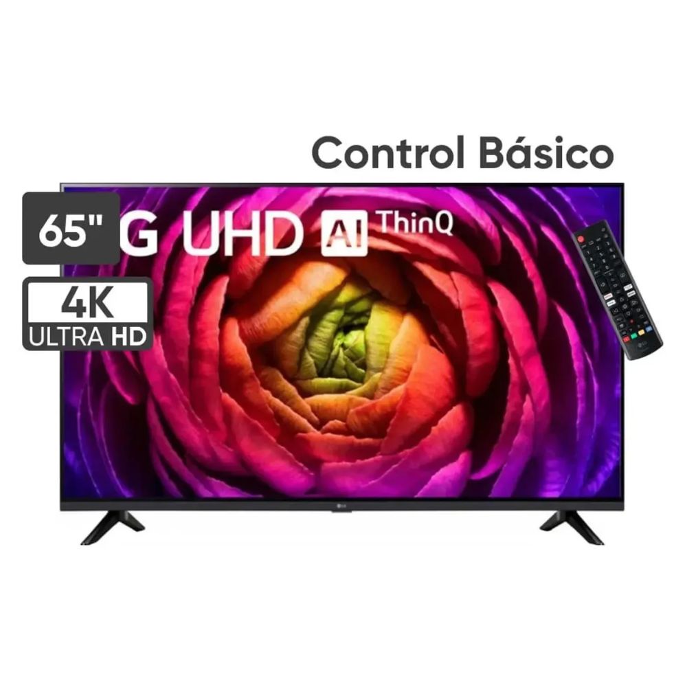 Imagen 2 del producto Smart TV LG UT7300, 65” UHD 4K, α5 Gen7 AI, HDR10, WebOS, control por voz