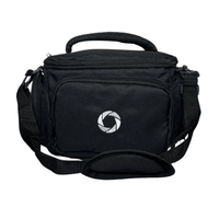 Maletín DiaFrame para cámara, compacto y resistente, con correa ajustable, bolsillos exteriores