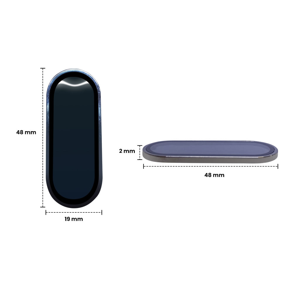 Imagen 2 del producto Protector de Cámara para Samsung A26, Transparente con borde negro