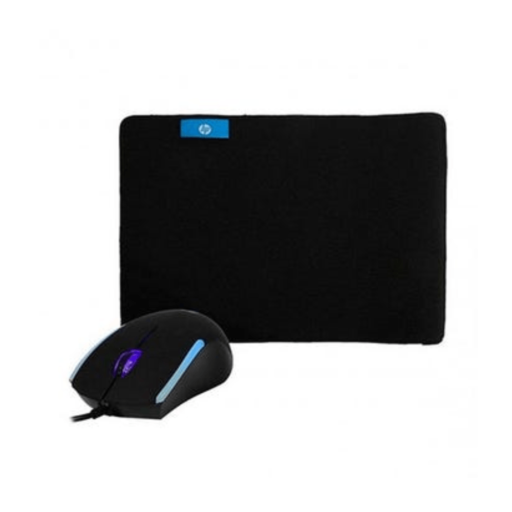 Imagen 2 del producto Combo HP gamer 4 en 1, Teclado + Mouse + Audífonos + Mouse Pad, negro - GM3000