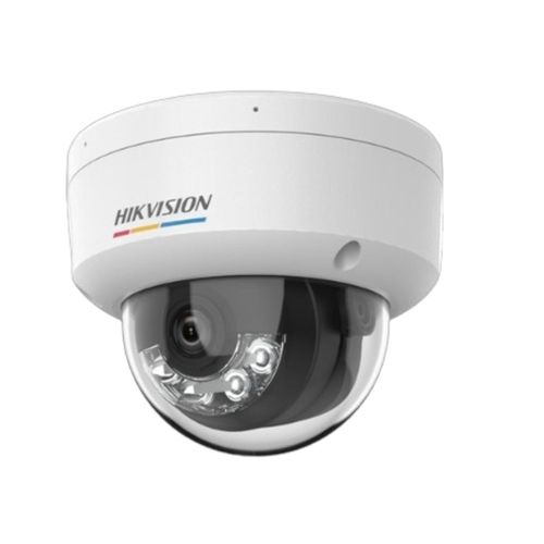 Cámara Hikvision DS-2CD1123G2-LIU, 2MP, domo, IP, PoE, audio, micrófono integrado, AcuSense, Dual Light