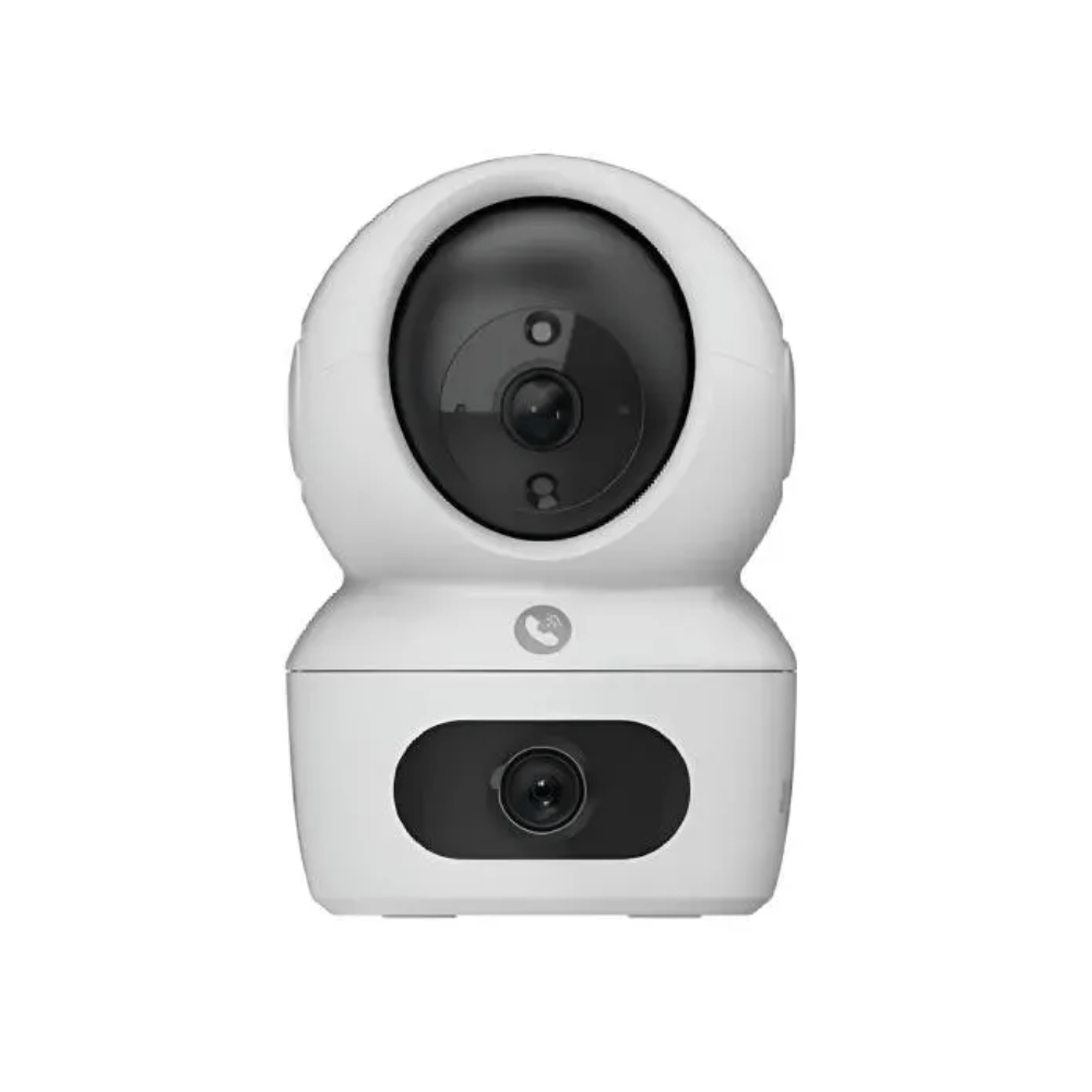 Imagen 2 del producto Cámara Ezviz H7C 2K interior con doble lente, giro 360° + Memoria de 64GB, blanco