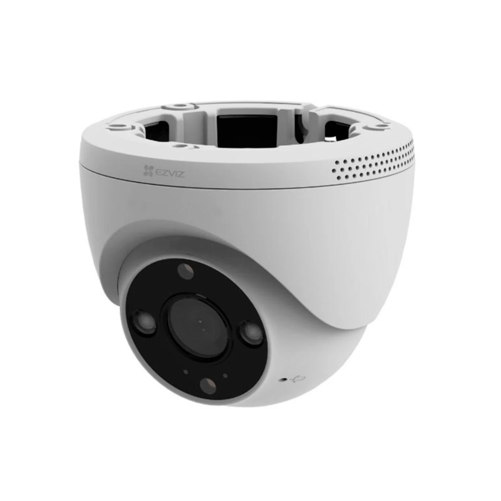 Imagen 2 del producto Cámara Ezviz H4 2K exterior + MicroSD 64GB, visión nocturna a color, detección inteligente, IP67, blanco