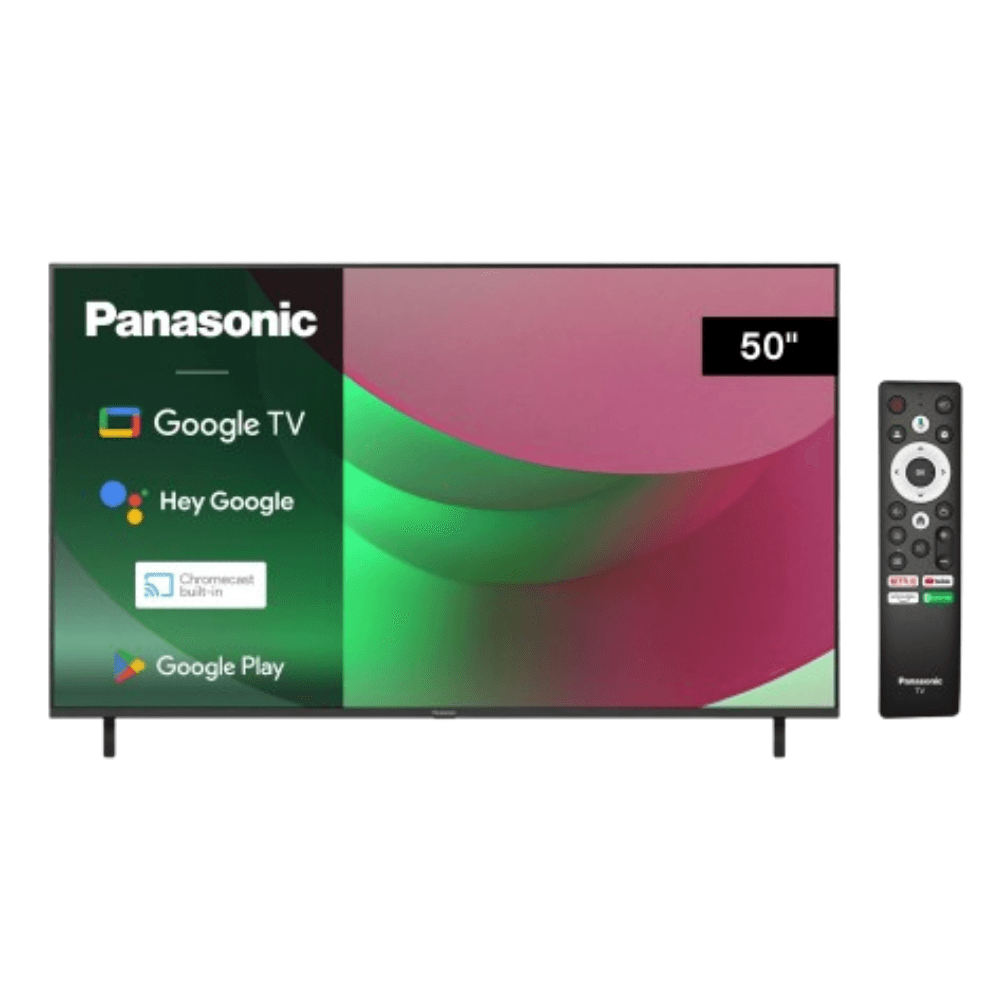Smart TV Panasonic 50" Led 4K, sistema Google TV integrado, TC-50NX700P