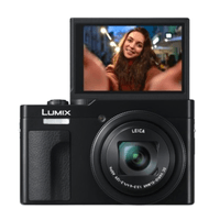 Cámara compacta Panasonic Lumix DC-ZS99 20.3 MP, sensor MOS, vídeo 4K/30p, Wi-Fi, Bluetooth, zoom óptico 30x, negro