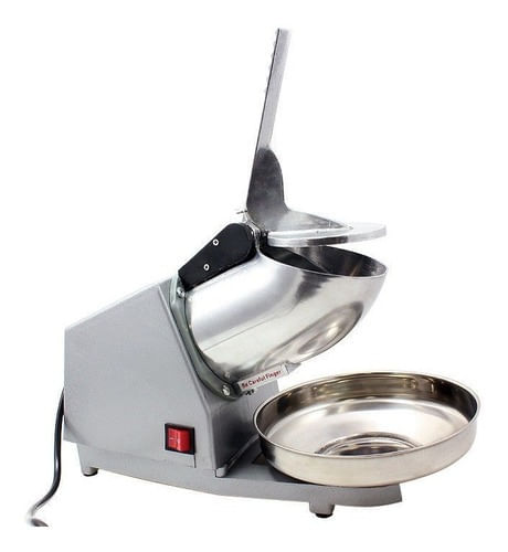 Trituradora de hielo eléctrica Cadi CY-8680117 acero inoxidable, fácil uso, 5.5 kg, 220V, para raspadillas, gris