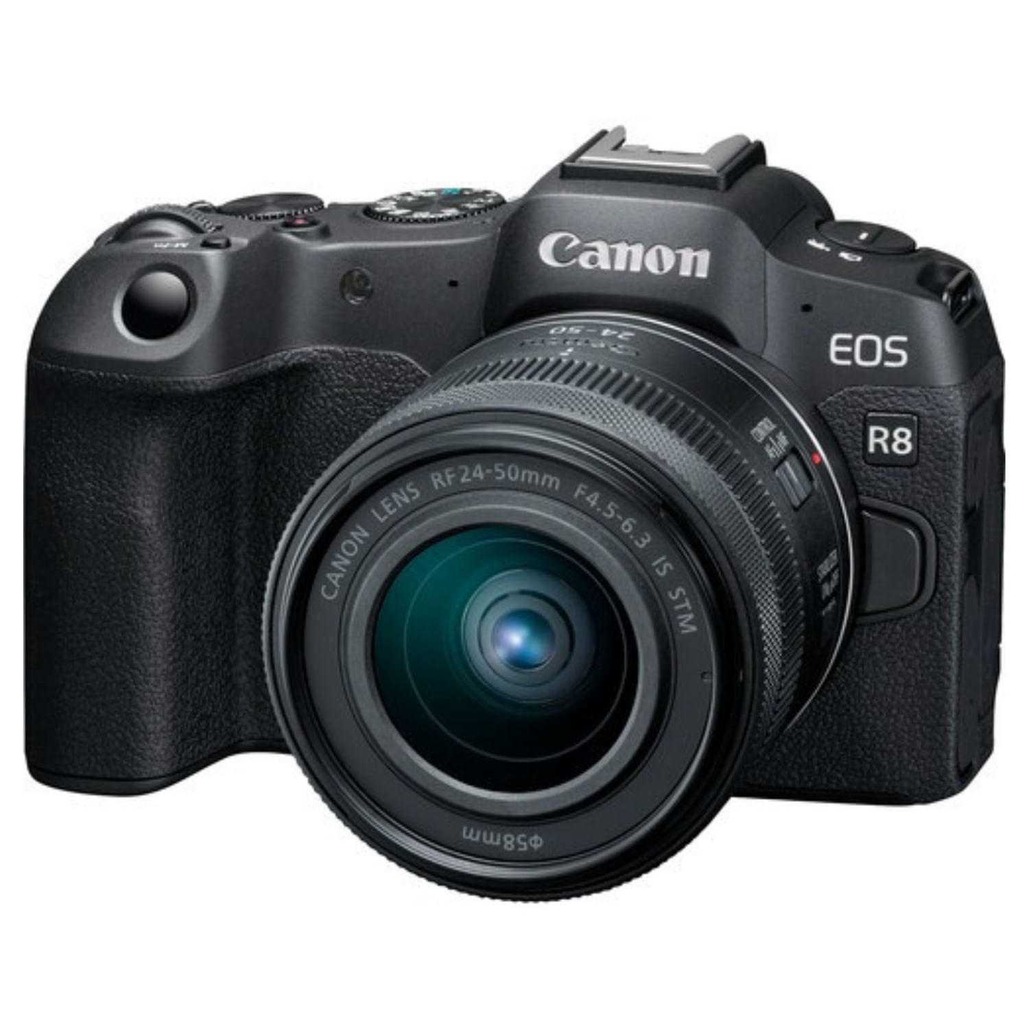 Imagen 2 del producto Cámara Canon EOS R8 Mirrorless Full Frame + Lente RF 24-50mm + Kit Ultimate, 24.2 MP, Video 4K, Wi-Fi, bluetooth