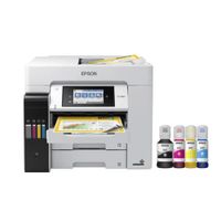 Impresora multifunción EPSON EcoTank ET-5880, ADF, Fax, Wi-Fi, LAN, pantalla táctil, blanco