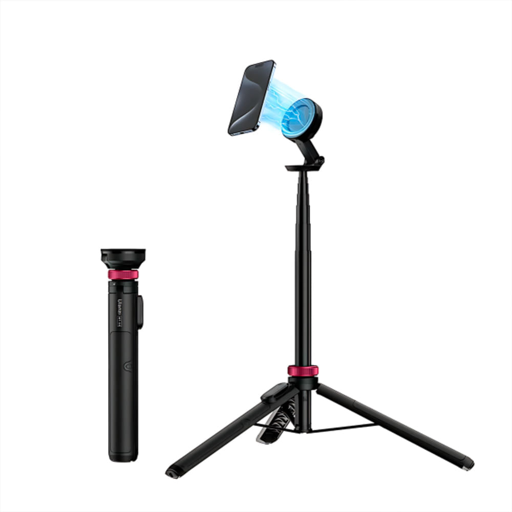 Imagen 2 del producto Trípode Ulanzi MT‑84, magnético 58”, selfie stick, MagSafe, control BT