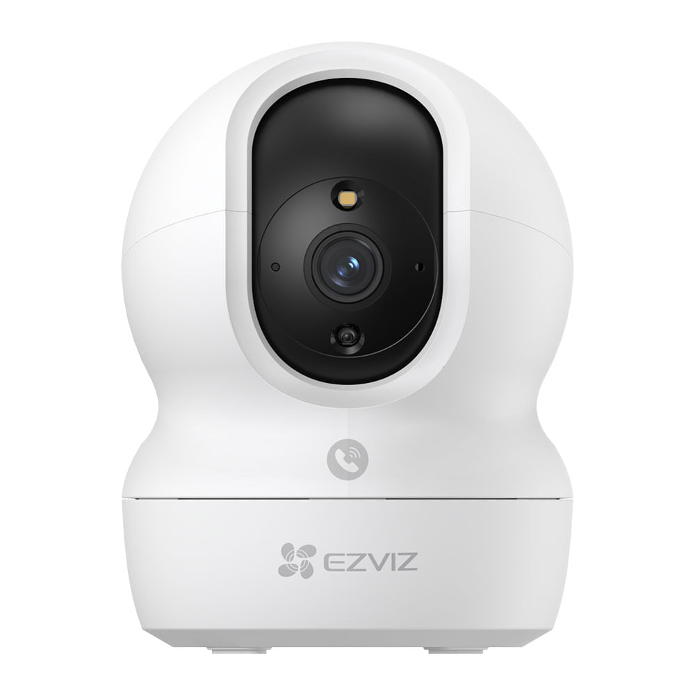 Cámara de seguridad EZVIZ CP1 Pro 2K con rotación Pan&Tilt 360°, visión nocturna color 5 m, detección inteligente, microSD 512 GB, IP65, blanco