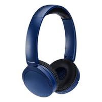 Audífonos On ear inalámbricos Panasonic HF630, 72 horas de batería, azul
