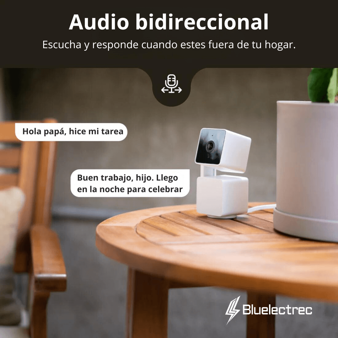 Imagen 2 del producto Cámara seguridad Wyze Cam Pan v3, 1080p, IP65, visión 360°, Wi-Fi