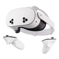 Lentes de realidad virtual Meta Quest 3S, 128GB, pack cable link, blanco