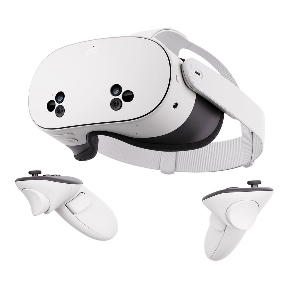 Imagen 1 del producto Lentes de realidad virtual Meta Quest 3S, 128GB, pack cable link, blanco