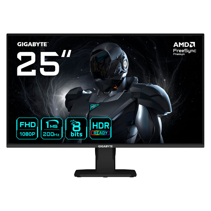 Imagen 1 del producto Monitor gamer GIGABYTE GS25F2, 25"", FHD, 200Hz, 1ms, FreeSync