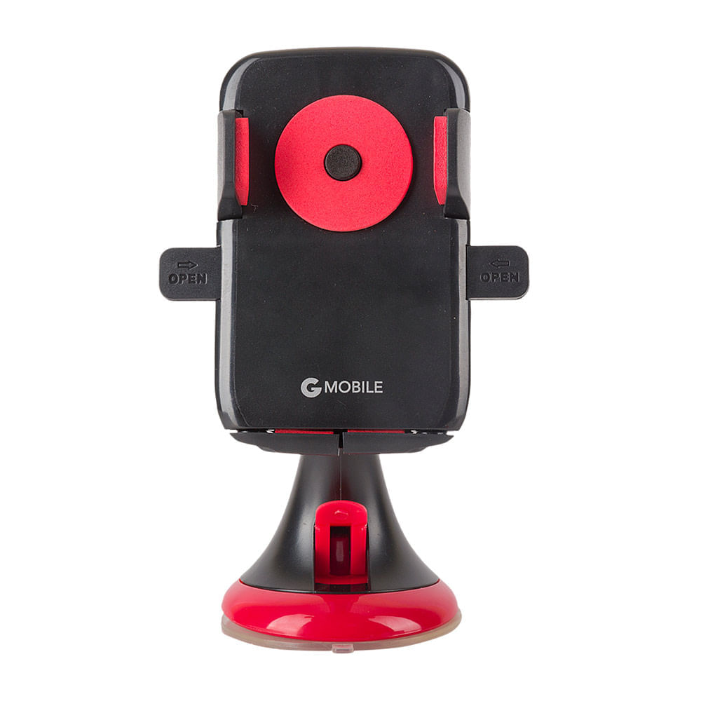 Imagen 2 del producto Reacondicionado: Soporte de celular para auto Coolbox GMobile one touch, rojo y negro