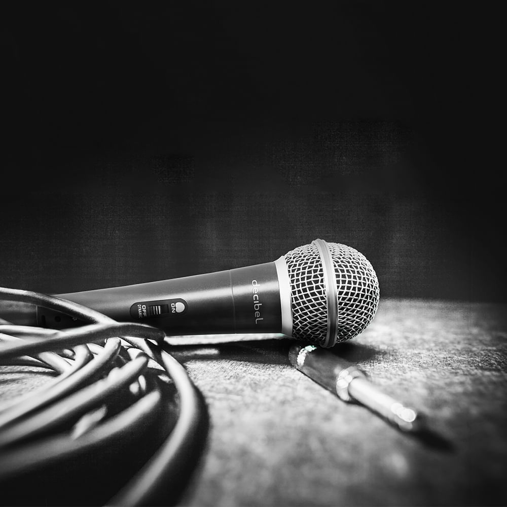 Imagen 2 del producto Micrófono alámbrico Decibel FM-525 conexión de 1/4"" a XLR ideal para presentaciones y grabaciones, cable de 5 metros, negro (reempacado)