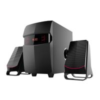 Equipo de Sonido Izuum bluetooth v.2.1, 40W, Usb, MicroSD, Radio FM, control remoto (reempacado)
