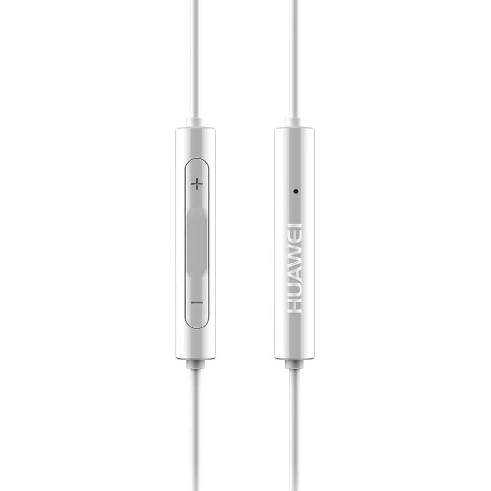 Imagen 2 del producto Audífonos in ear con micrófono Huawei AM115 conector 3.5 mm, control de música y llamadas, blanco (reempacado)