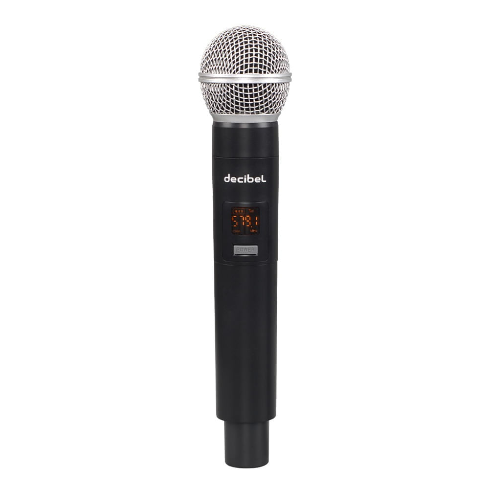 Imagen 1 del producto Reacondicionado: Micrófono inalámbrico UHF Decibel FS-104B receptor a pilas, X1 mic