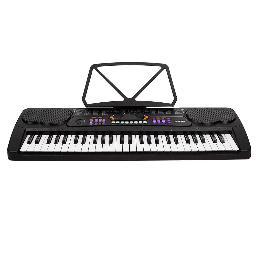 Imagen 2 del producto Órgano eléctrico Decibel K-09, 54 teclas, con micrófono, 255 timbres, 255 ritmos, pantalla led, negro (reempacado)