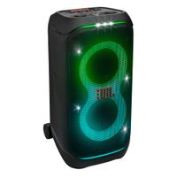 Parlante bluetooth JBL PartyBox Stage 320 potencia 240W, resistente al agua IPX4, batería hasta 18 horas, con luces , negro (reempacado)