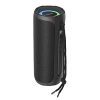 Reacondicionado: Parlante bluetooth Decibel Roller 20W, IPX5, Radio FM/entrada MicroSD/USB/TWS, hasta 8 horas de reproducción, negro