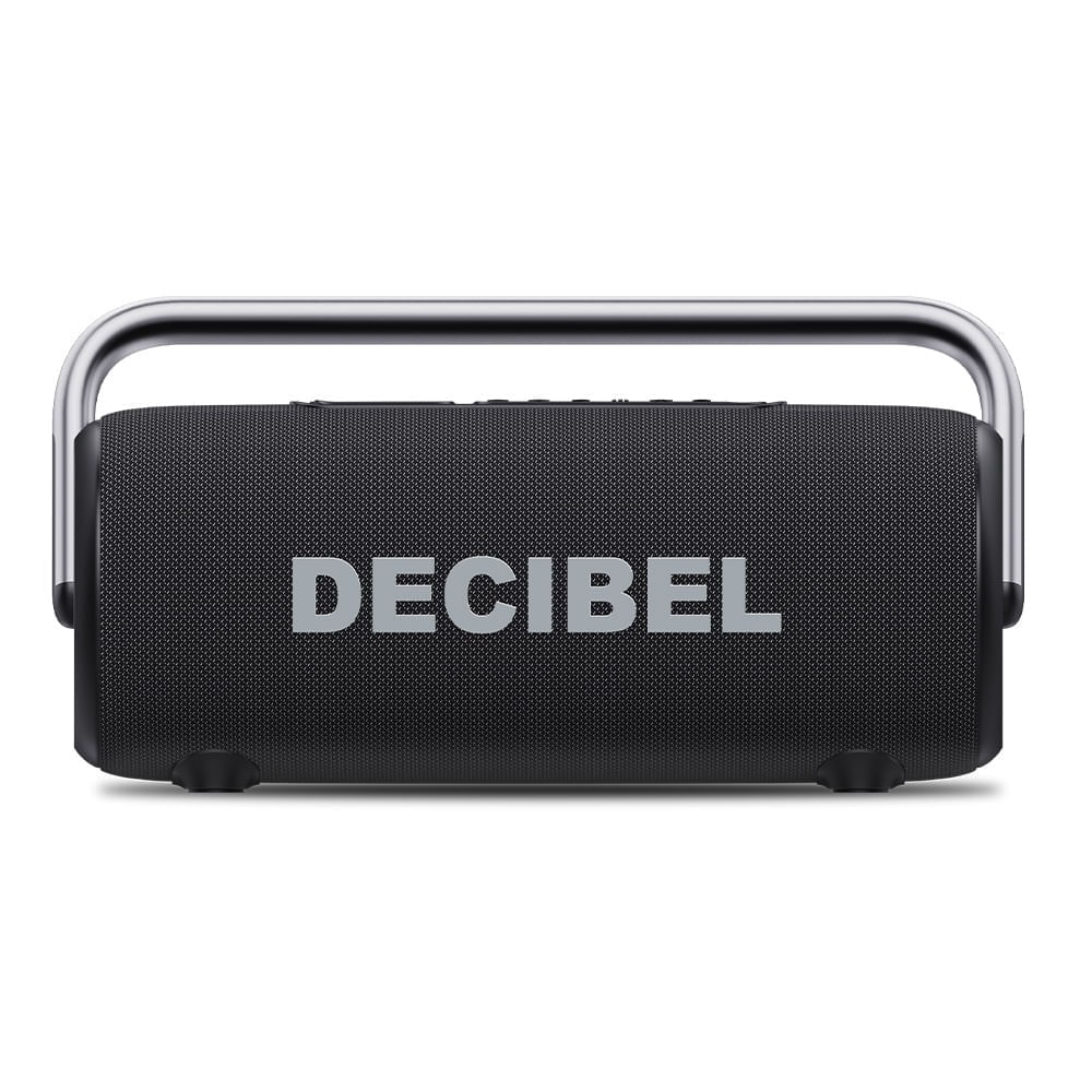 Imagen 2 del producto Reacondicionado: Parlante Bluetooth Decibel Soundbox Max 110W RMS, hasta 12 horas de duración, resistente al agua IPX6, función Powerbank, negro