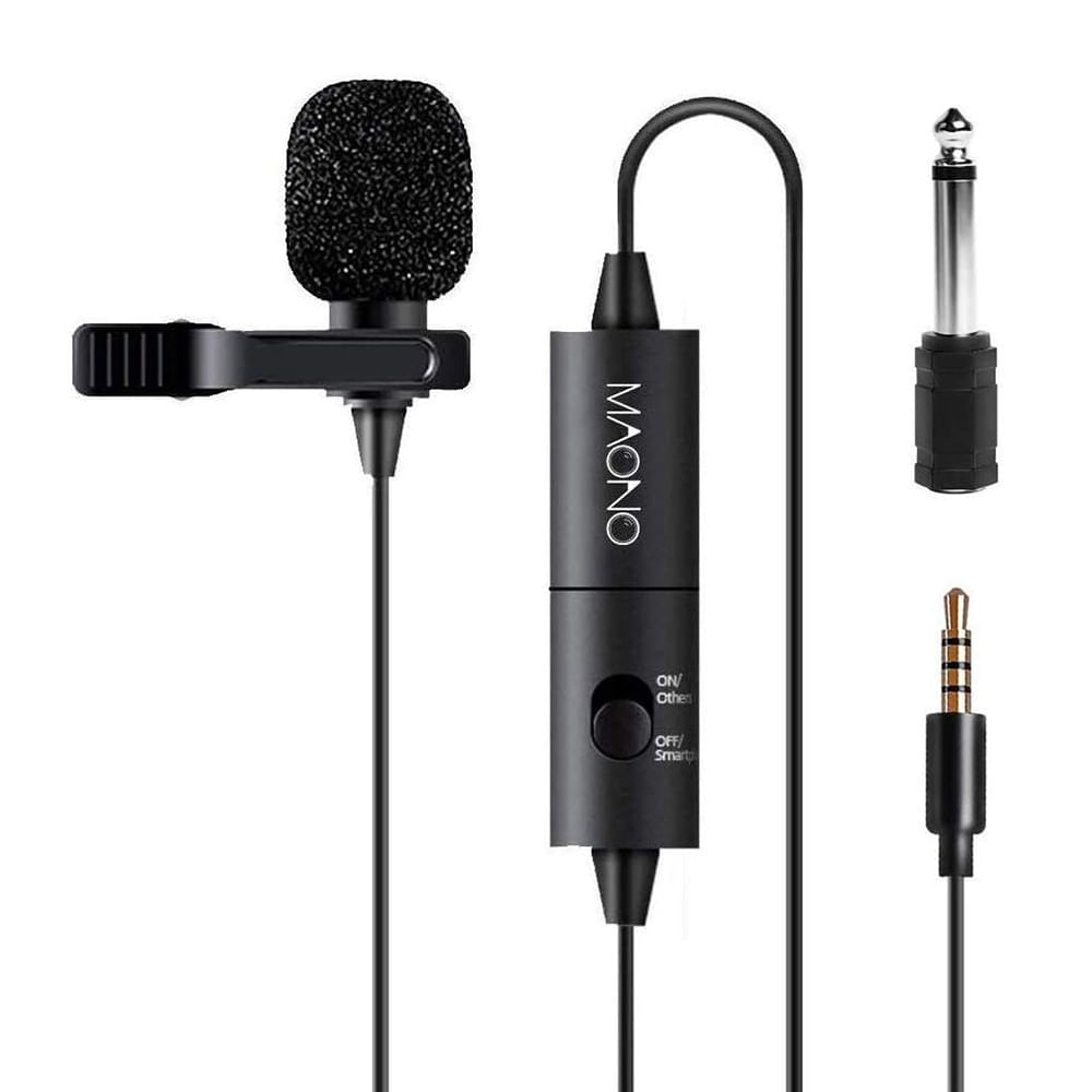 Micrófono de solapa Maono AU-100 3.5 mm, 6 m (reempacado)