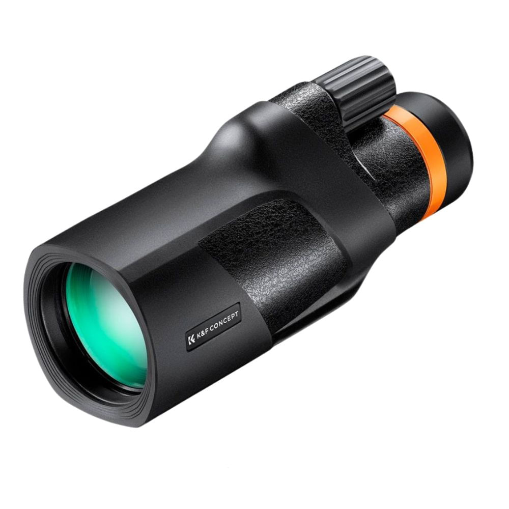 Telescopio monocular K&F Concept KF33.086, 12X50, IP68, HD, trípode, smartphone
