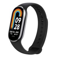 Smartband Xiaomi Band 8 pantalla 1.62"", resistente al agua 5ATM, aprox. 14 días de batería, 150 modos deportivos, SPO2, negro (reempacado)
