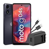 Reacondicionado: Celular Motorola G04S 128GB, 4GB RAM, cámara trasera 50MP y frontal 5MP, 6.6"", negro
