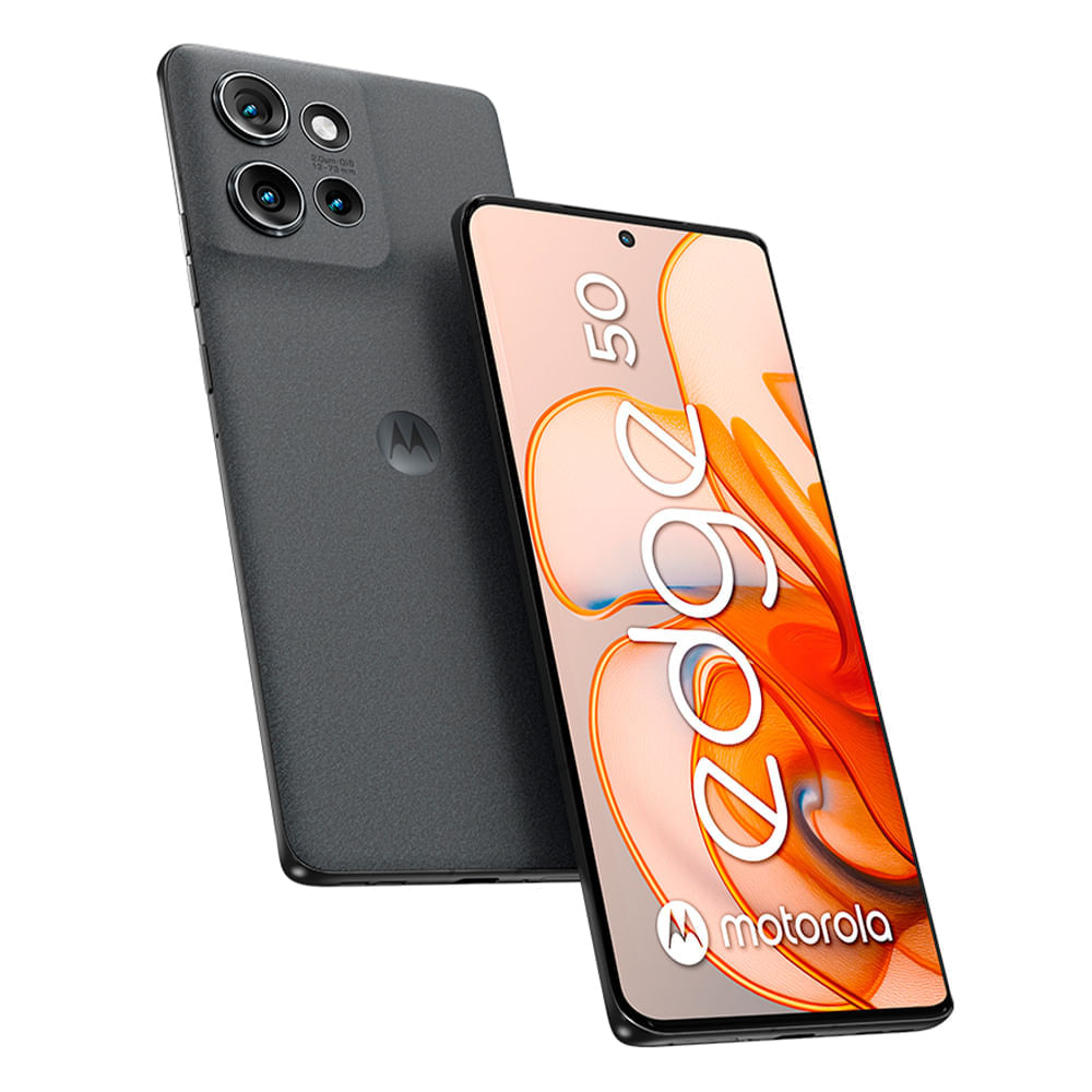Imagen 2 del producto Celular Motorola Moto Edge 50 5G 256GB, 12GB RAM, cámara trasera 50MP y frontal 32MP, 6.67"", gris + Moto Buds (reempacado)