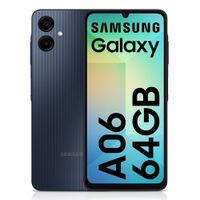 Reacondicionado: Celular Samsung Galaxy A06 4G 64GB, 4GB RAM, cámara trasera 50MP y frontal 8MP, 6.7"", negro
