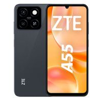 Reacondicionado: Celular ZTE A55 4G 128GB, 4GB RAM, cámara trasera 13MP y frontal 8MP, 6.75"", negro