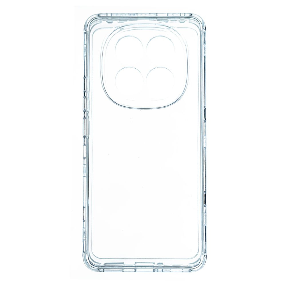 Case para Redmi Note 14 Pro Plus, protección 360°, 3 capas de proteciión, color transparente
