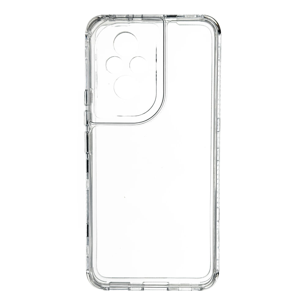 Case para Honor 200, protección 360°, 3 capas, color transparente