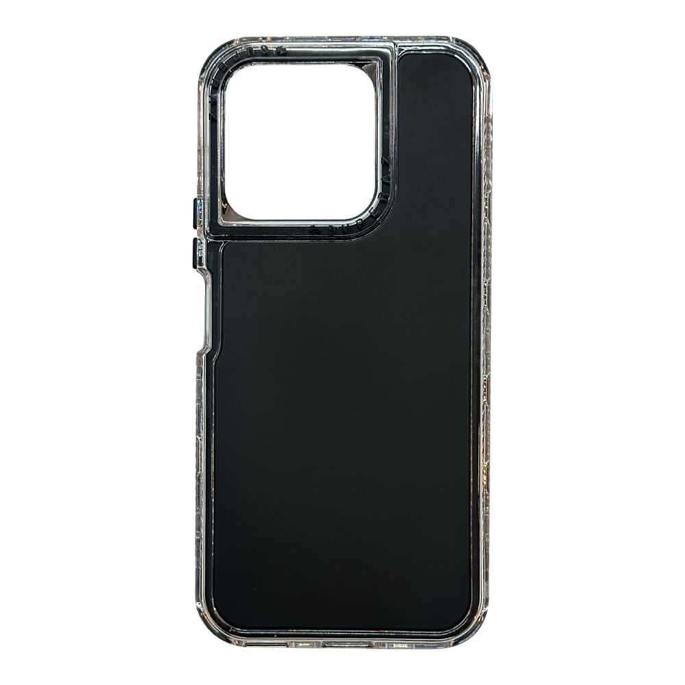 Case para Honor x8b, protección 360°, 3 capas, color negro