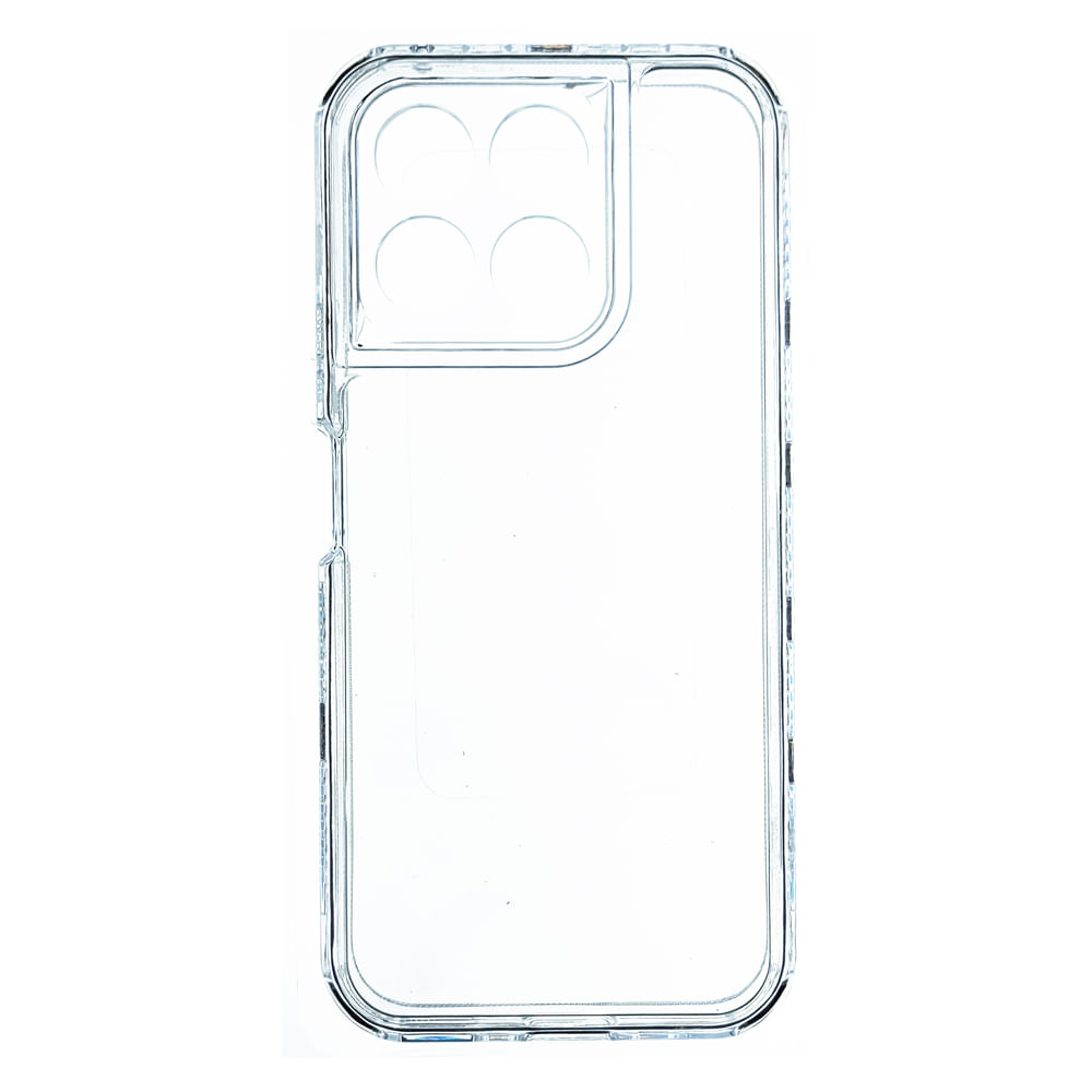 Case para Honor x8b, protección 360°, 3 capas, color transparente