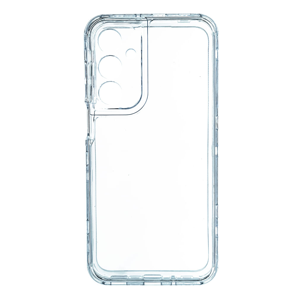 Case para Samsung a16, protección 360°, 3 capas, color transparente