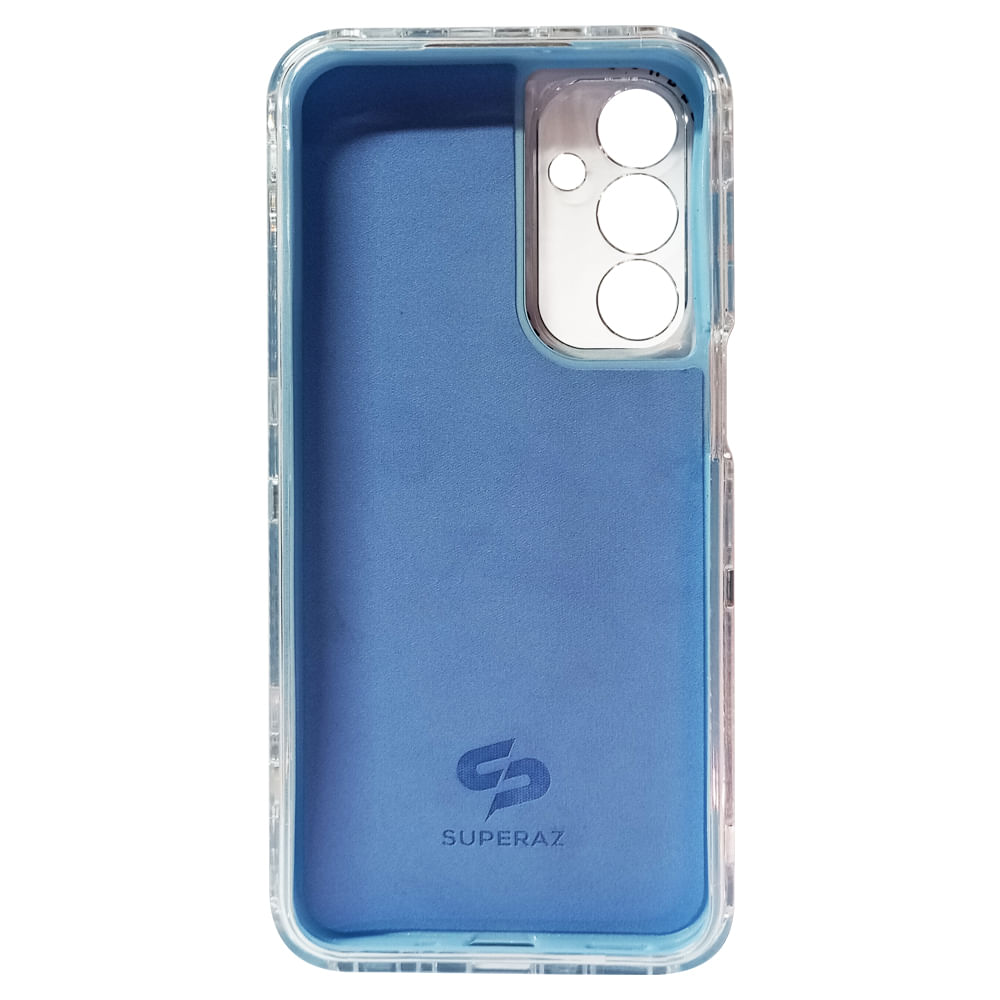 Imagen 2 del producto Case para Samsung a16, protección 360°, 3 capas, color celeste