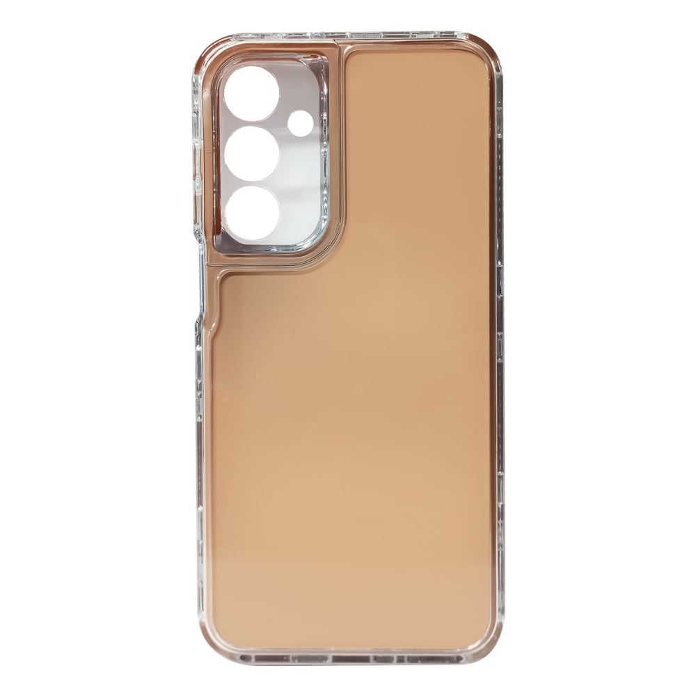 Case para Samsung a16, protección 360°, 3 capas, color rosado