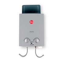 Terma a gas Rheem GN, 8L, tiro natural sin ducto, encendido automático, display digital, instalación gratuita
