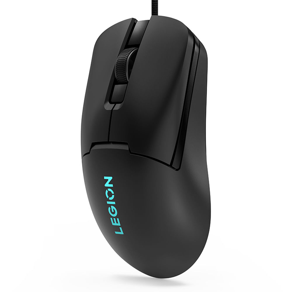 Imagen 2 del producto Mouse gamer Lenovo Legion M300s alámbrico, 8000 DPI, con sensor óptico, RGB personalizable, diseño ergonómico ambidiestro, negro