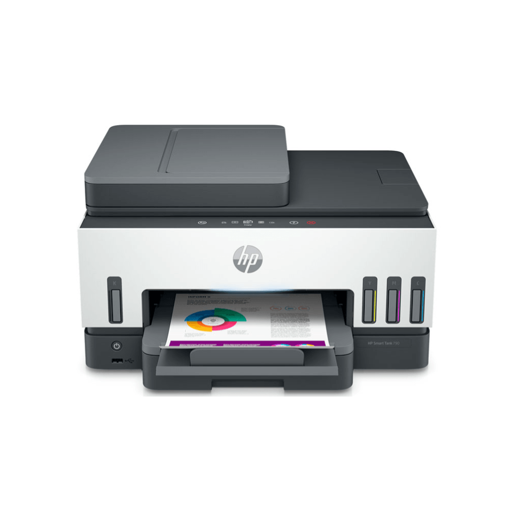 Imagen 1 del producto Impresora multifuncional HP Smart Tank 790, inyección de tinta, inalámbrico, WiFi, con tanques recargables