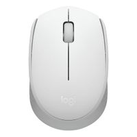 Reacondicionado: Mouse inalámbrico Logitech M170 compacto, 3 botones, usa pilas, diseño ambidiestro, blanco